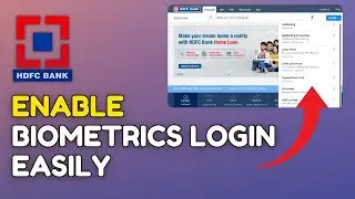 How to Enable Biometrics Log In in HDFC App 2025?