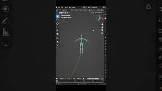 Generate Mesh From Rig In Blender #shorts #blender #blendertutorial #blender3d #3d