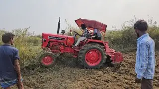 Mahindra 415 Di XP PLUS with 5 feet Rotavator#mahindratractor #trending #video