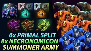 Dota 2 - Custom Hero Chaos - 6x Primal Split Summoner Army