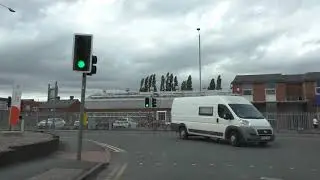 Driving On Bransford Road B4485, Watery Lane, Bromyard Road A44 & Tudor Way, Worcester, England