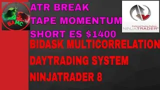 NQ FUTURE ATR BREAK DOWN l SHORT ES  #DAYTRADING #TESLA #FUNDEDTRADERS TAPE MOMENTUM DOWN🤓