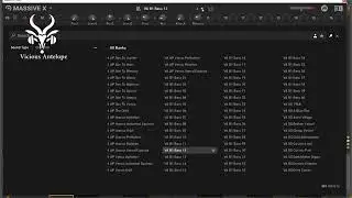 Native Instruments Massive X Crispy Bass Soundset Vicious Antelope - B1 - Presets walkthrough