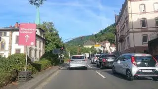 Scenic drive Heidelberg to Neckargemünd - 🇩🇪 Germany 🇩🇪