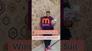 Plus size Winter night suit ☃️|| try on 💃 #meesho #shorts #shortfeed #nightsuit #animalprints