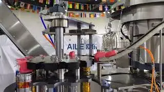 AILE One-Piece Aerosol Nozzle Pressing Machine Aerosol Nozzle Feeding Equipment Automatic Producting