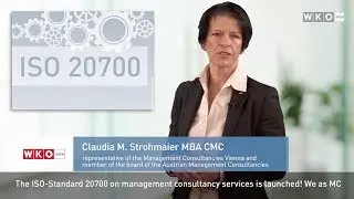 Mag. Claudia M. Strohmaier talks about the ISO 20700 Standard (English) | UBIT Wien