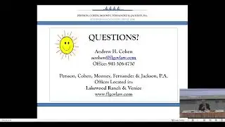 Sunshine Law, Ethics, Records Training Pt 2