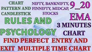 FIND PERFECT ENTERY AND EXIT MULTIPLE TIME FRAME | RULES AND PSYCHOLOGY  #3MINCHART #niftyprediction