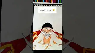 Drawing whitebeard | One Piece Character #onepiece #shorts