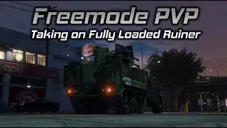 GTA Online Freemode PVP: Taking on a Fully Loaded Ruiner, Half Track vs. Hydra