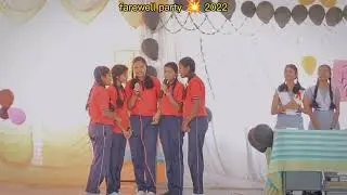 PRAYAS SCHOOL KORBA  || SING A SONG OUR CLASS 9TH  || GIRLS, ON FARWAL PARTY 13/03/2022|1ST BATCH