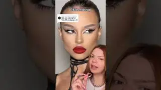 Villain makeup 🖤
