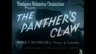 The Panther's Claw 1942, Colorized, Sidney Blackmer, Rick Vallin, Byron Foulger, Crime Drama
