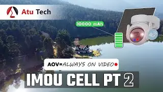 Camera 4G cu panou solar si baterie este o bijuterie | IMOU AOV PT