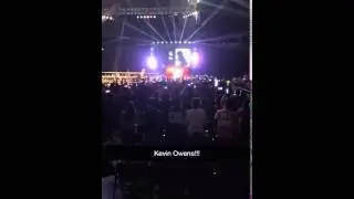 WWE Singapore captured on snapchat. 2nd July 2015