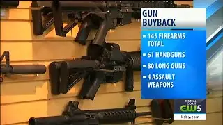 Police collect more than 100 guns during gun buyback event in Santa Barbara