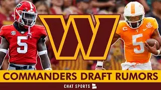 Washington Commanders Draft Rumors: Trade Up For A QB? + ESPN&rsquo;s NFL Draft Predictions For Washington