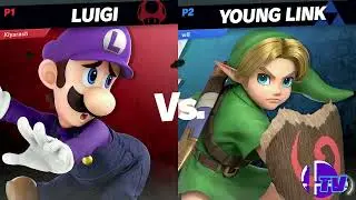Shark Tank #157 Winners Quarters - Kyros (Young Link) Vs. Kiyarash (Luigi) - SSBU Tournament