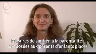 Mesures de soutien &agrave; la parentalit&eacute; propos&eacute;es aux parents d'enfants plac&eacute;s