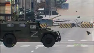 Latest news! 2 American Latest Generation Abrams M1A1 Tanks Bombard Moscow City Defenses - Arma 3