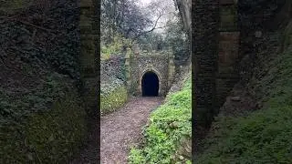 Spooky tunnel beneath the road which leads to the graveyard of a medieval church dates back to 1805!
