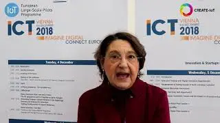 Gabriela Cattaneo Create IoT. Interview during ICT 2018 Vienna.