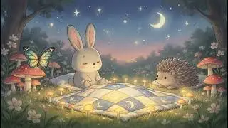 Bed Time Story for Kids - Bedtime Story 389: Enchanted Garden Sleep with Soft Bunny