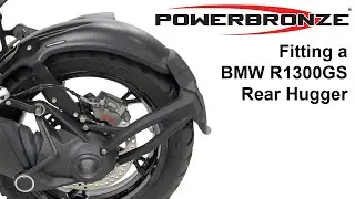 Fitting a Rear Hugger to the BMW R1300GS