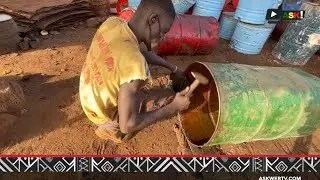 Vieux fers, nouvelles vies : la particularit&eacute; des soudeurs de Tounouma.