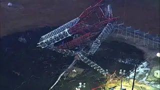 米テキサス州でヘリコプターが電波塔に衝突、4人死亡　発生の瞬間をカメラが捉える