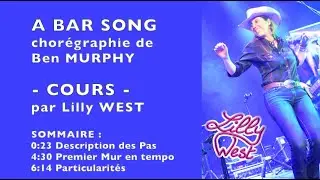 [COURS] A BAR SONG de Ben MURPHY, enseignée par Lilly WEST