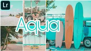 AQUA PRESET - lightroom mobile preset DNG free download | aqua tone | AX PRESETS
