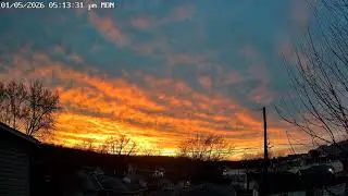 Time Lapse Sunset January 5, 2026