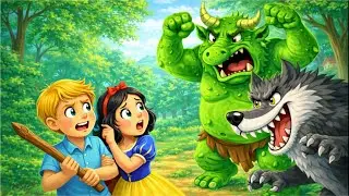 The Big Ogre and the Bad Wolf vs Peter and the Princess | Fairytales For Kids