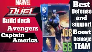 Marvel Duel | Build Deck Avengers | Combo Captain America