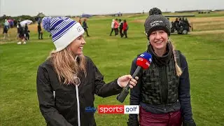 Nelly Korda reacts to playing at St Andrews ahead of the Women's Open