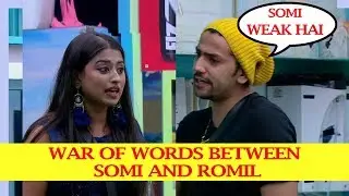 Update on Bigg Boss 12: War of words between Somi and Romil