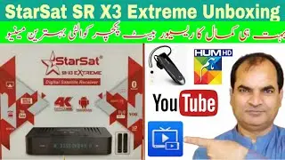 Starsat SR X3 Extreme 4K Android Receiver Unboxing