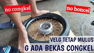Cara pasang ban tanpa menggunakan congkel