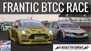 Frantic BTCC Race at Silverstone - Assetto Corsa BTCC Mod - Multi Cam
