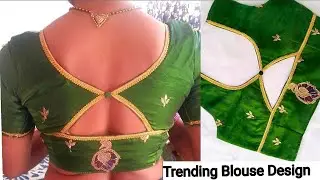 Blouse designs|boat neck blouse design cutting & stitching|ब्लाउज का डिजाइन|blouse back neck design