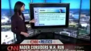 Nader Exploring a Possible 2008 Spoiler Candidacy