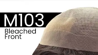 M103BF Fine Welded Mono Lace Hair System With Bleached Front Knots