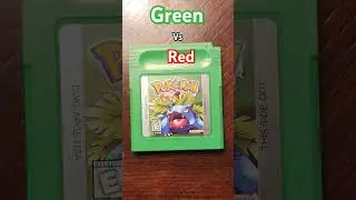 Pokemon Red против Pokemon Green #pokemongreen #retrogaming #pokemon