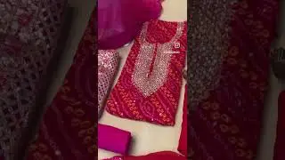 Best #bandhej #suits of 2023 #bandhani #fashion #luxurywear #lehengadesign #wedding #couture #bridal