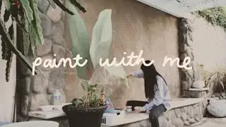 PAINTING A MURAL IN MY BACKYARD