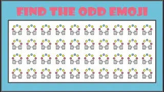 Find the odd object # 21 | Find the odd emoji. Brain training