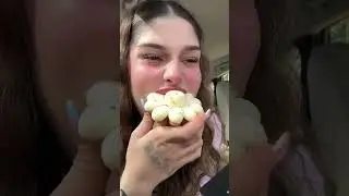 Trying beautiful desserts from Miami