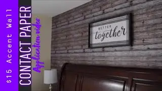 $15 Accent Wall (Contact Paper/Peel&Stick)